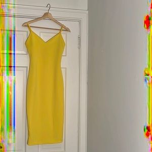 🍂 3/$30 🍂 Yellow revamped dress bnwt